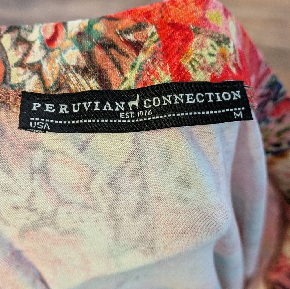 Peruvian Connection Colorful Patchwork Print Maxi… - image 8